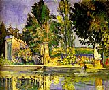 Paul Cezanne Jas de Bouffan the Pool painting